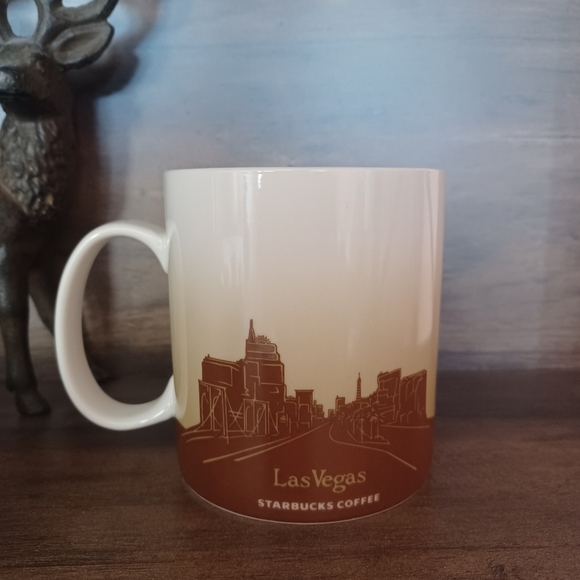 Starbucks 2011 Las Vegas Ceramic Collector Travel Series Coffee Tea Mug Cup - Picture 3 of 8
